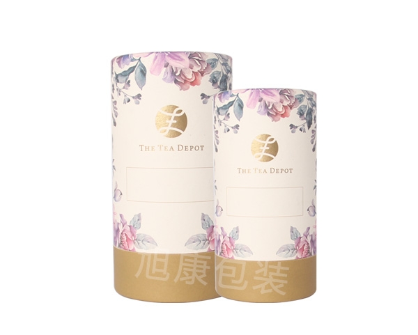 內衣背心T恤紙筒盒（hé）加工廠家短袖毛衣包裝盒白牛皮食品級白卡紙罐